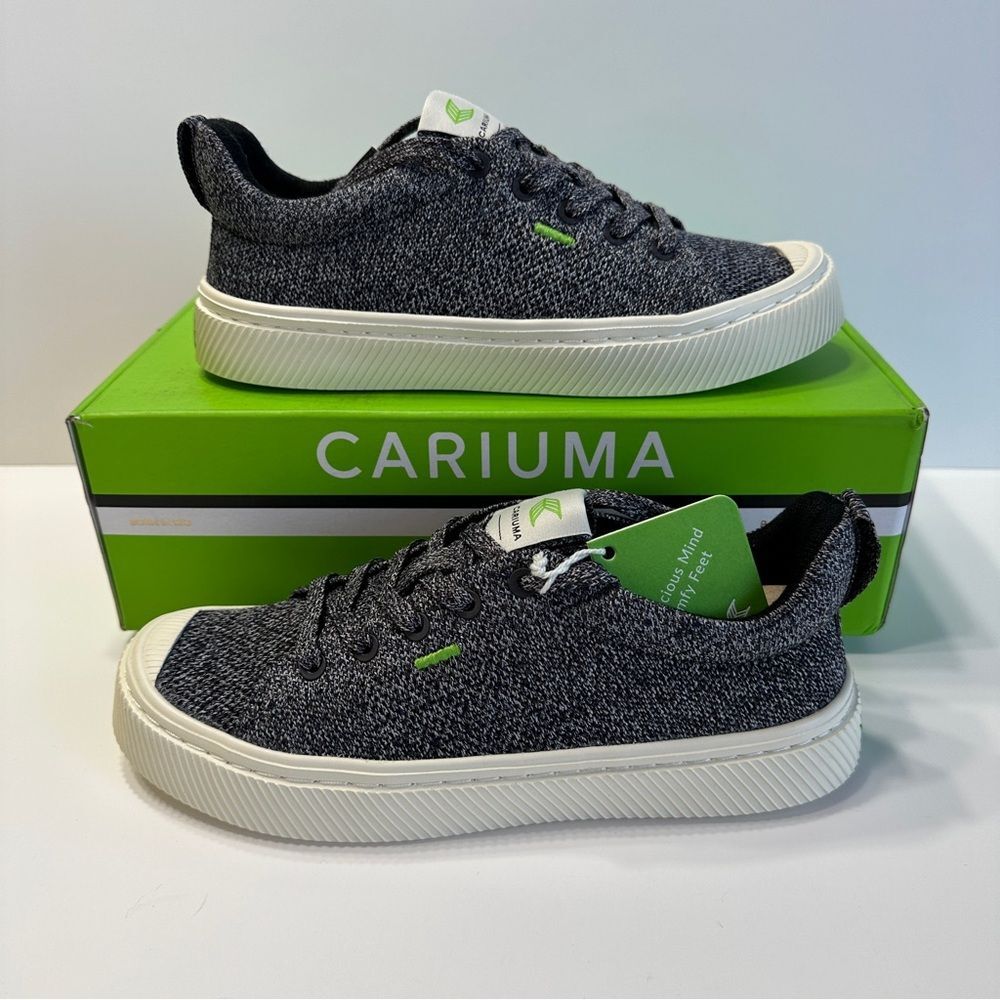 NEW Cariuma Stone Grey IBI Low Knit Sneaker - Women's Size 5.5